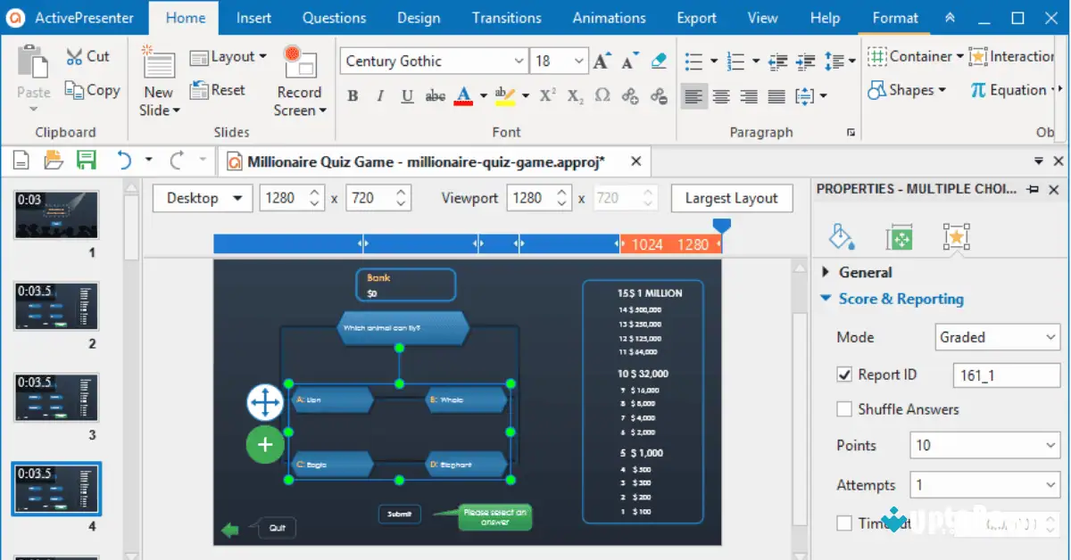 تحميل برنامج ActivePresenter لنظام التشغيل Mac (أحدث إصدار لعام 2026) screenshot 3