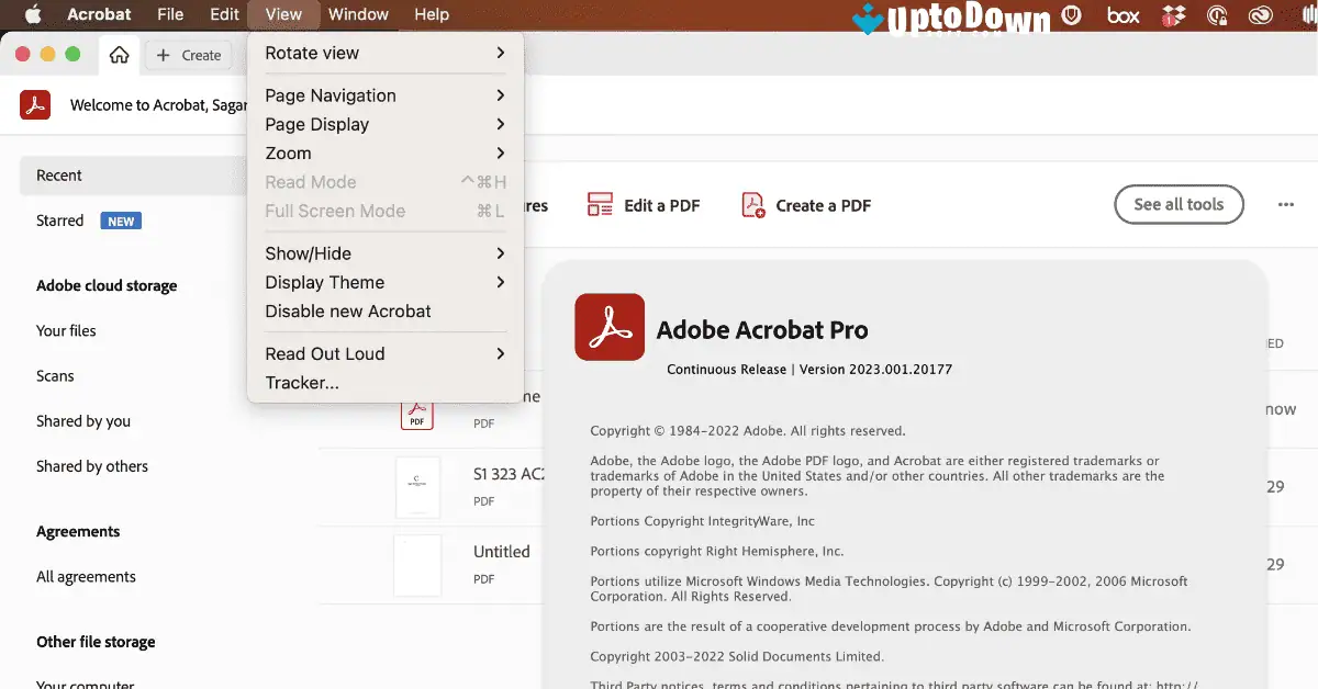تحميل برنامج Adobe Acrobat Pro (أحدث إصدار لعام 2026) screenshot 1