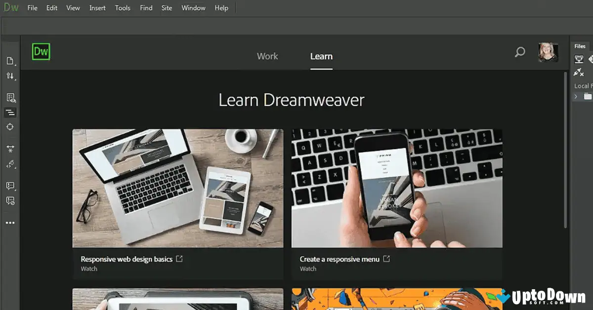 تحميل برنامج Adobe Dreamweaver 2025 مجاناً من موقع Uptodown screenshot 1