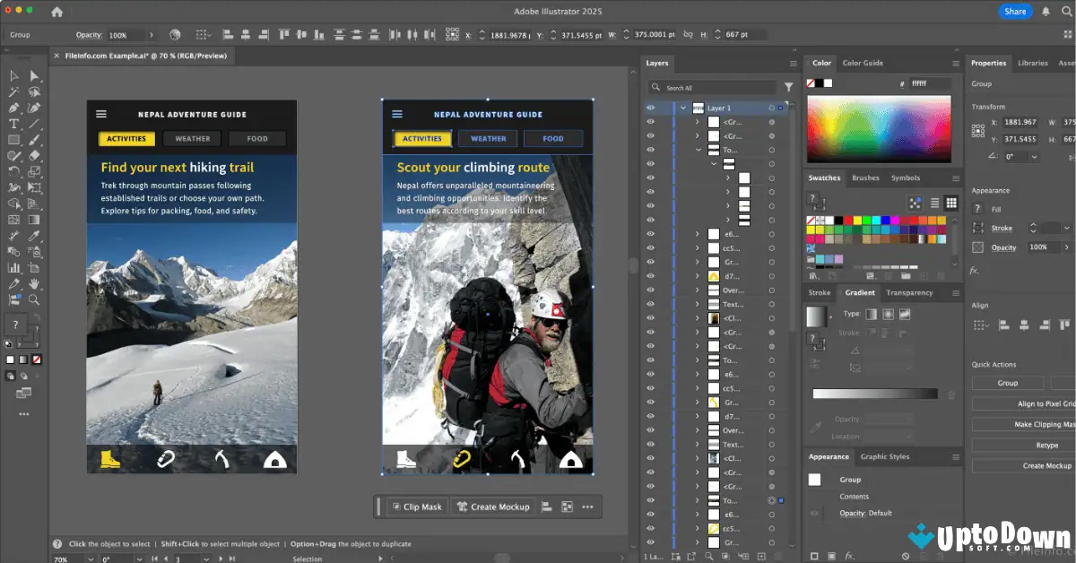 تحميل برنامج Adobe Illustrator من موقع Uptodown (أحدث إصدار لعام 2026) screenshot 2