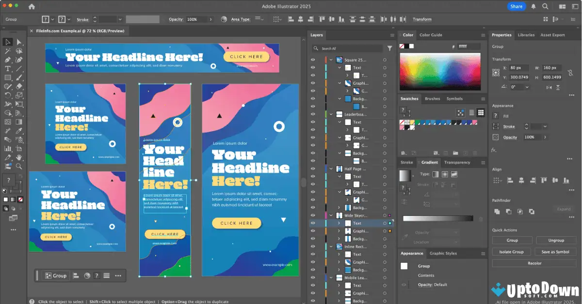 تحميل برنامج Adobe Illustrator من موقع Uptodown (أحدث إصدار لعام 2026) screenshot 3
