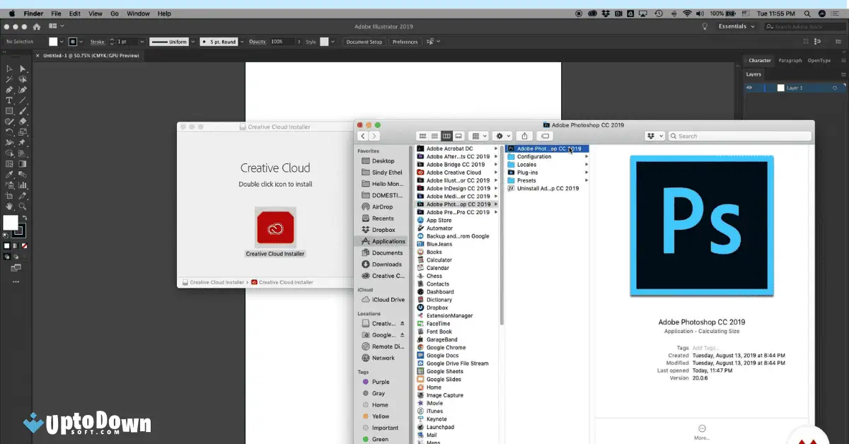 قم بتنزيل برنامج Adobe Photoshop (32 بت) من موقع Uptodown (أحدث إصدار لعام 2026) screenshot 1