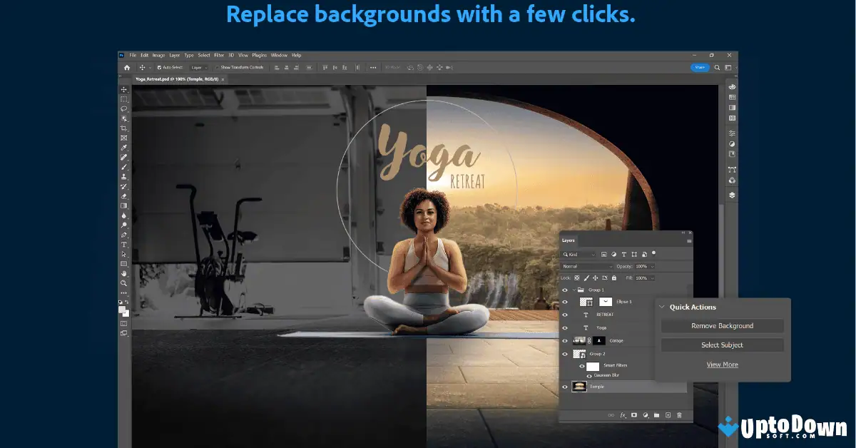 قم بتنزيل برنامج Adobe Photoshop (64 بت) من موقع Uptodown (أحدث إصدار لعام 2026) screenshot 2