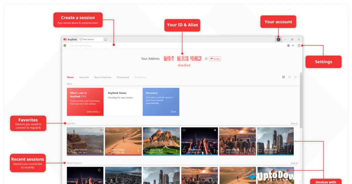 تنزيل برنامج AnyDesk (أحدث إصدار لعام 2026) لنظام التشغيل Windows 11/10 screenshot 3
