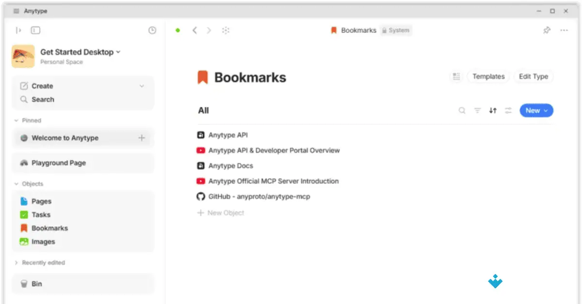 تحميل برنامج Anytype لنظام التشغيل Mac من موقع Uptodown 2026 screenshot 1