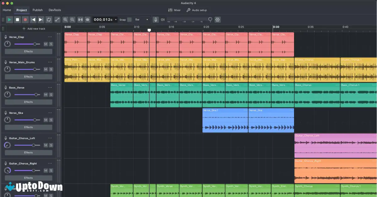 تحميل برنامج Audacity من موقع Uptodown (أحدث إصدار لعام 2026) screenshot 3