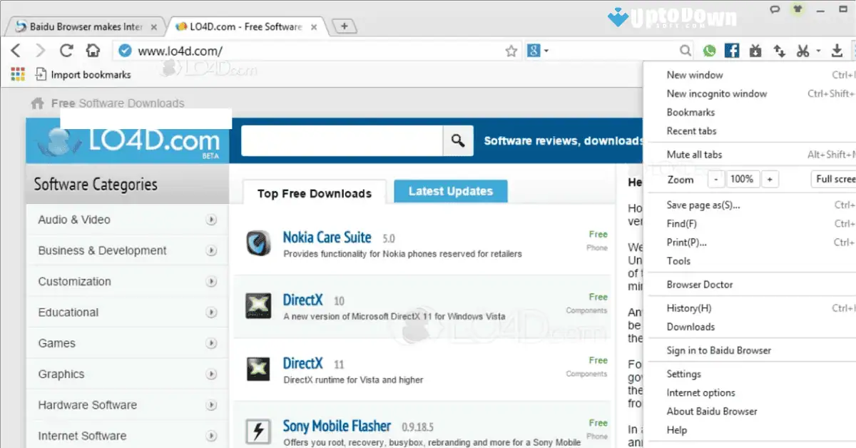 تحميل متصفح بايدو من موقع Uptodown (أحدث إصدار لعام 2026) screenshot 3