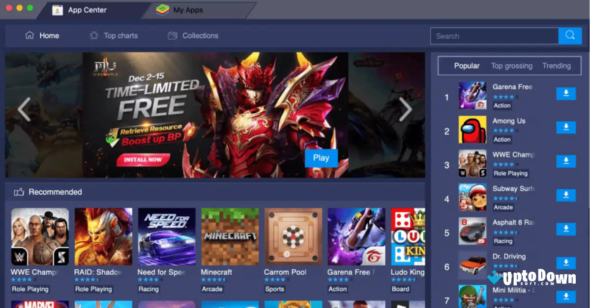 تحميل برنامج Bluestacks لنظام Mac من Uptodown 2026 screenshot 3