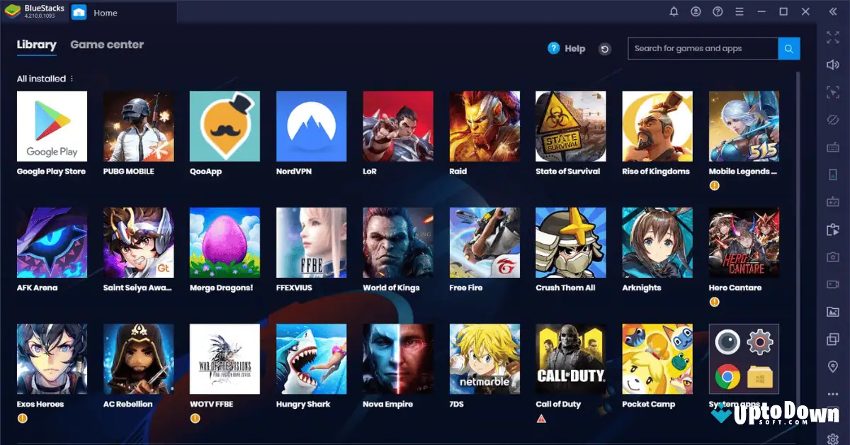 قم بتنزيل برنامج BlueStacks (أحدث إصدار لعام 2026) لنظام التشغيل ويندوز 11/10 screenshot 1