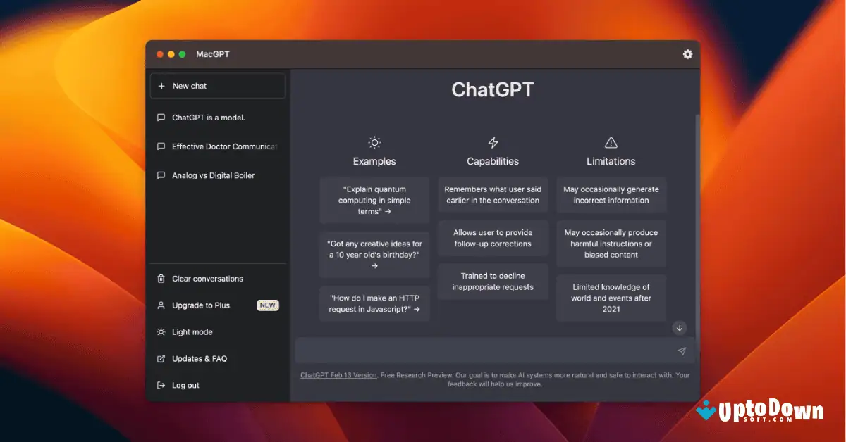 تحميل برنامج ChatGPT لنظام التشغيل Mac (أحدث إصدار لعام 2026) screenshot 1
