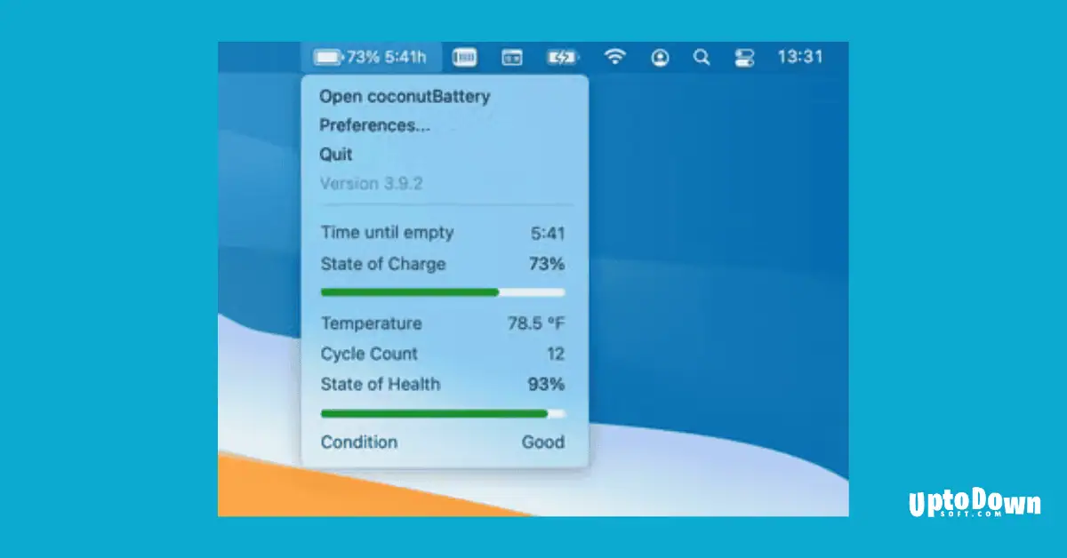تحميل برنامج CoconutBattery لنظام التشغيل Mac (أحدث إصدار لعام 2026) screenshot 1