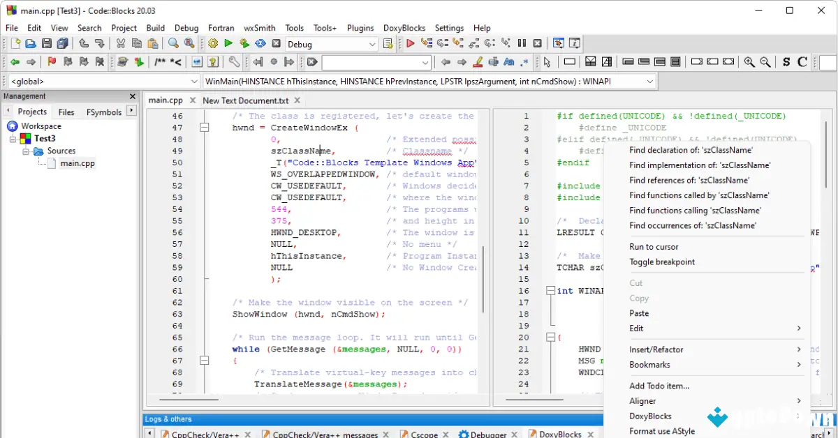 تحميل برنامج Code Blocks لنظام التشغيل Mac (أحدث إصدار لعام 2026) screenshot 2
