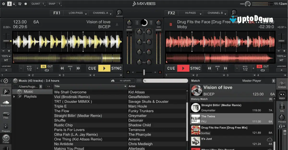 تحميل برنامج Cross DJ Pro لنظام التشغيل Mac (أحدث إصدار لعام 2026) screenshot 1