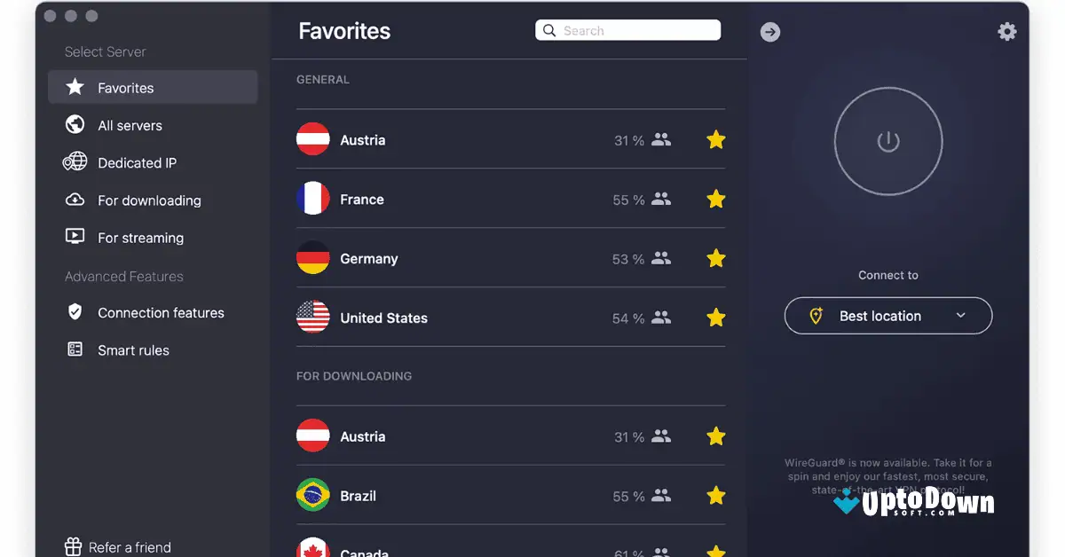 تحميل برنامج CyberGhost لنظام التشغيل Mac (أحدث إصدار لعام 2026) screenshot 2