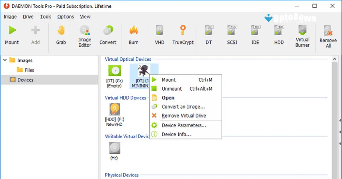 تحميل برنامج DAEMON Tools Pro (أحدث إصدار لعام 2026) screenshot 1