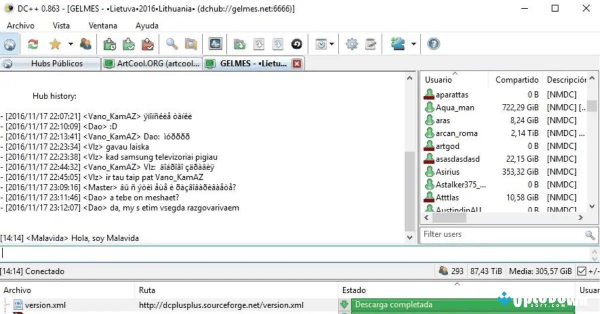 تحميل DC++ من موقع Uptodown (أحدث إصدار لعام 2026) screenshot 3