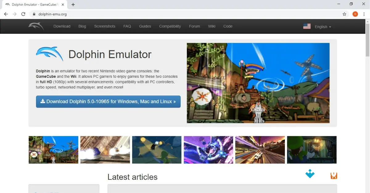 تحميل برنامج محاكاة Dolphin لنظام Mac مجاناً من موقع Uptodown screenshot 1