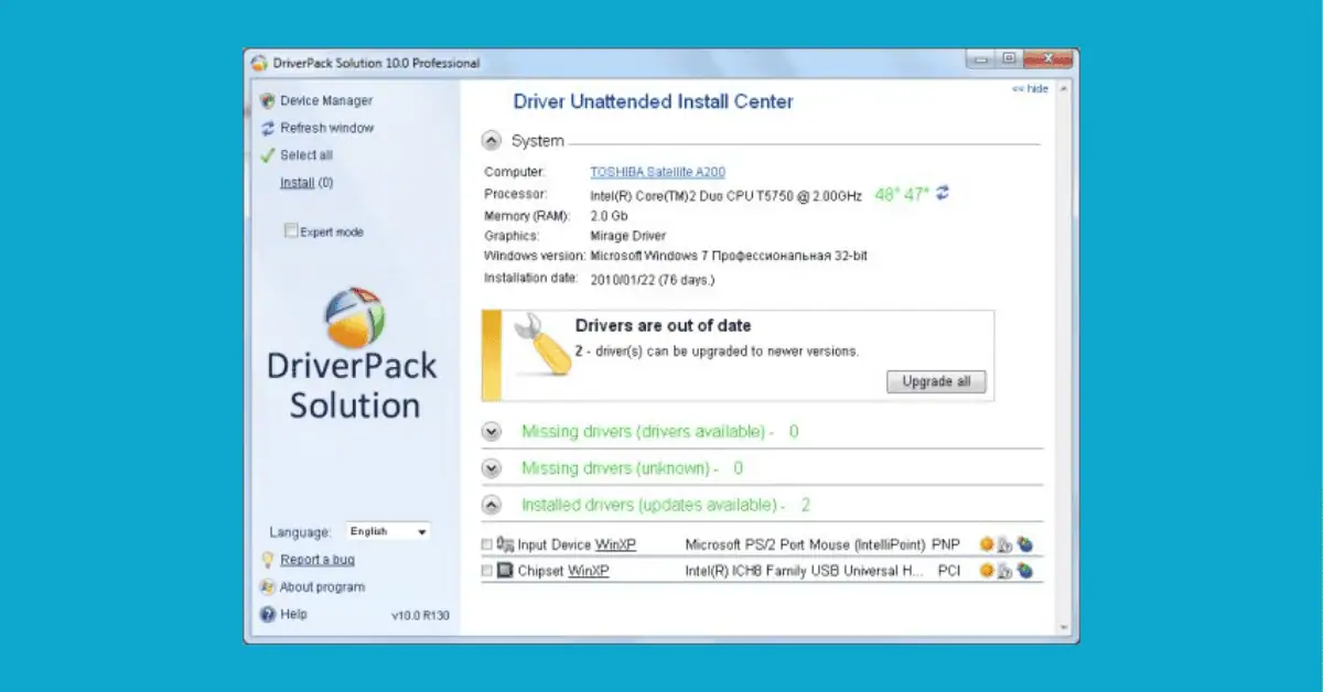 قم بتنزيل Driverpack Solution Windows 7 64 bit Uptodown screenshot 3