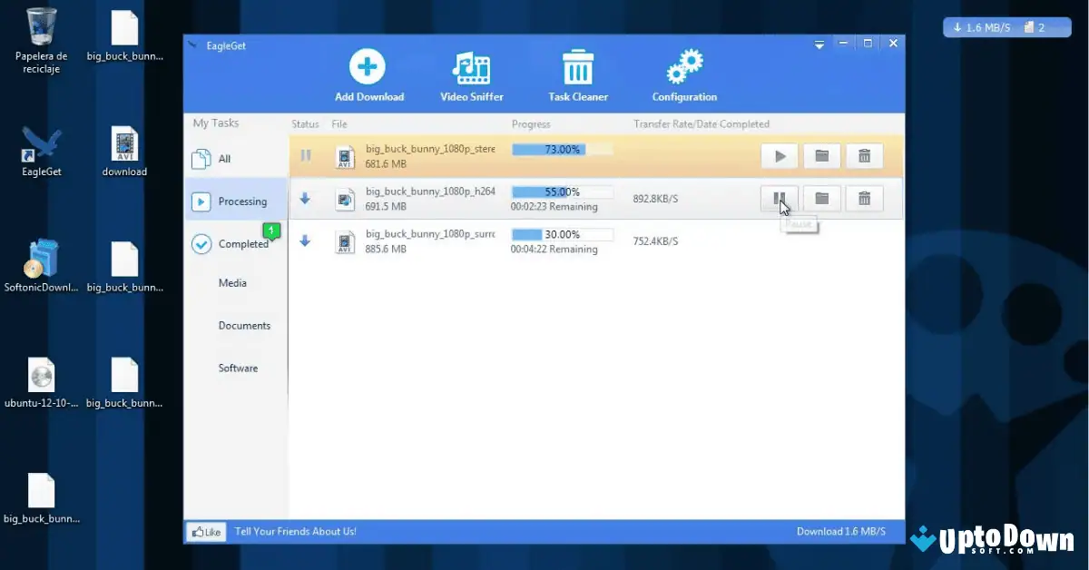 تحميل برنامج EagleGet (أحدث إصدار لعام 2026) لنظام التشغيل ويندوز 11/10 screenshot 3