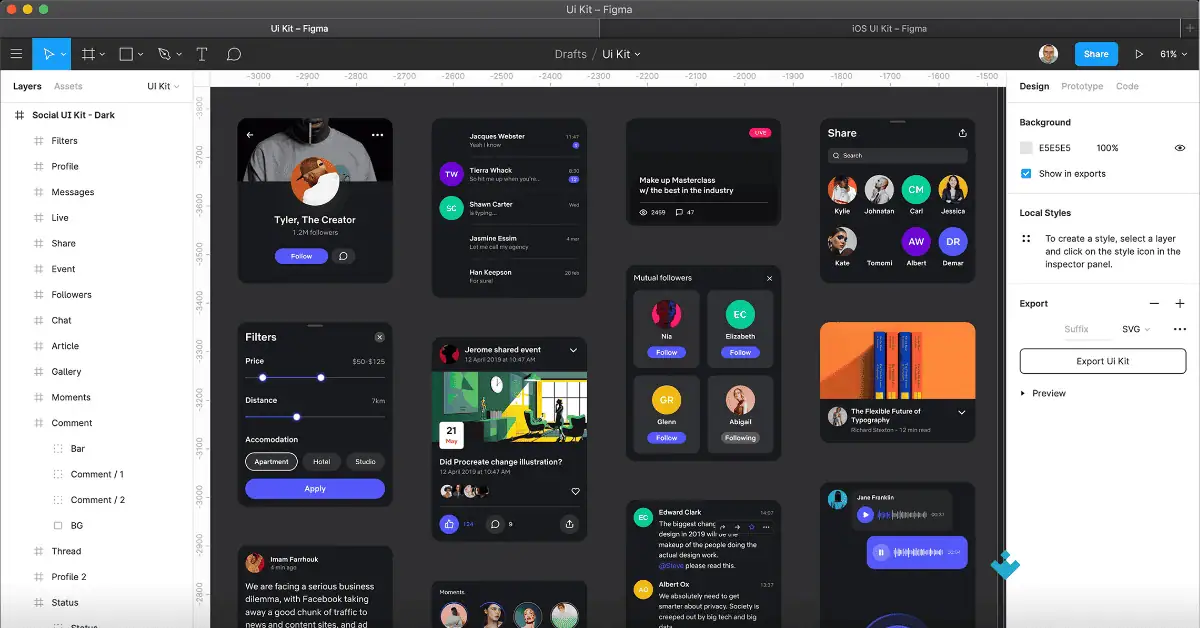 تحميل برنامج Figma لنظام التشغيل MacOS مجاناً (إصدار 2026) screenshot 1