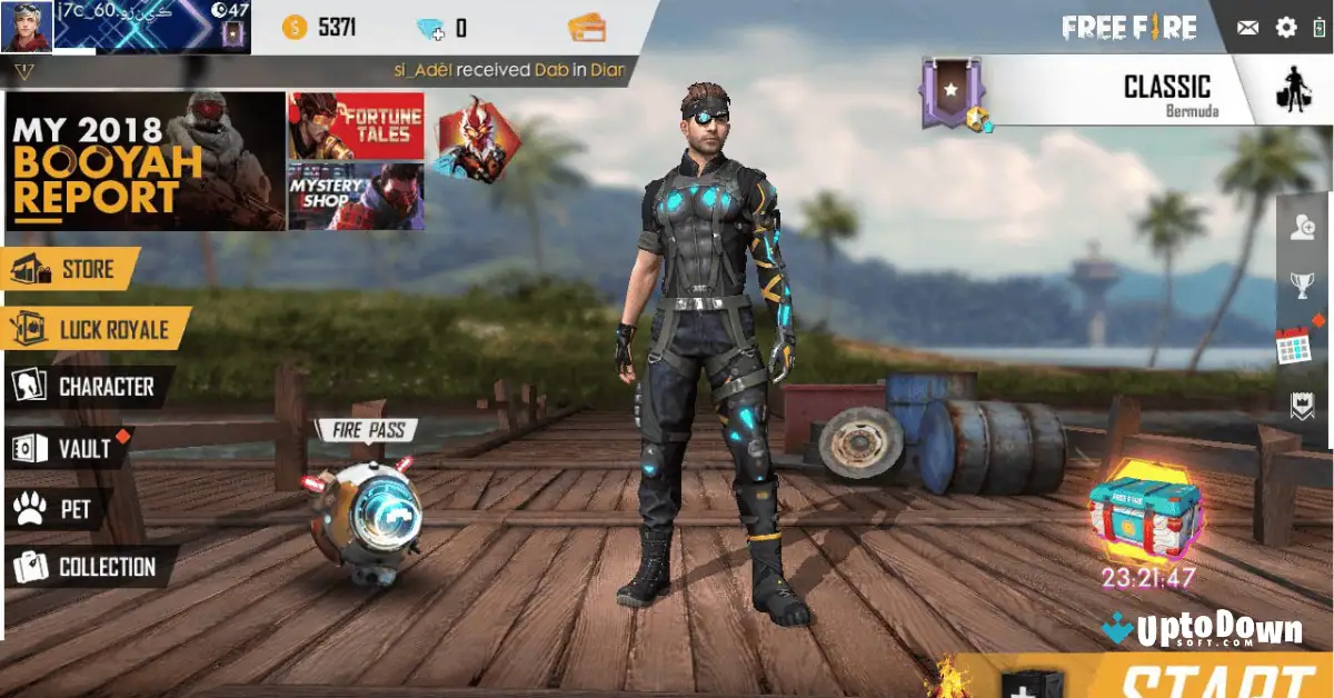 تحميل لعبة فري فاير مجاناً من موقع Uptodown screenshot 1