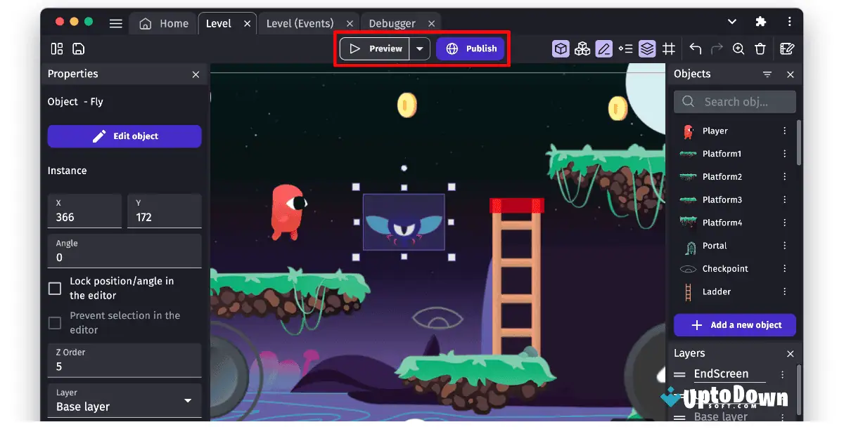 تحميل برنامج Gdevelop لنظام التشغيل Mac (أحدث إصدار لعام 2026) screenshot 1