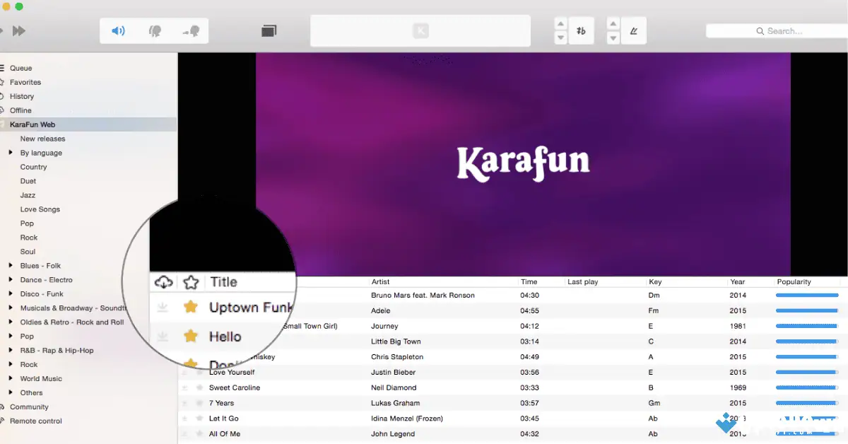 تحميل برنامج KaraFun لنظام التشغيل Mac (أحدث إصدار لعام 2026) screenshot 3