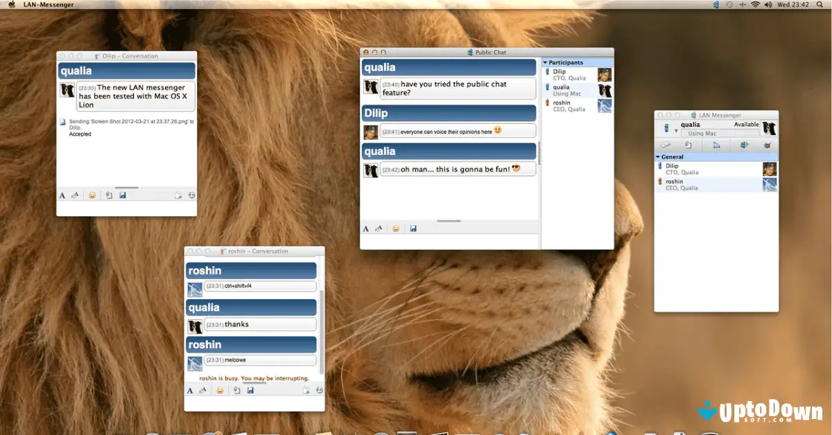 تنزيل برنامج LAN Messenger (أحدث إصدار لعام 2026) screenshot 2