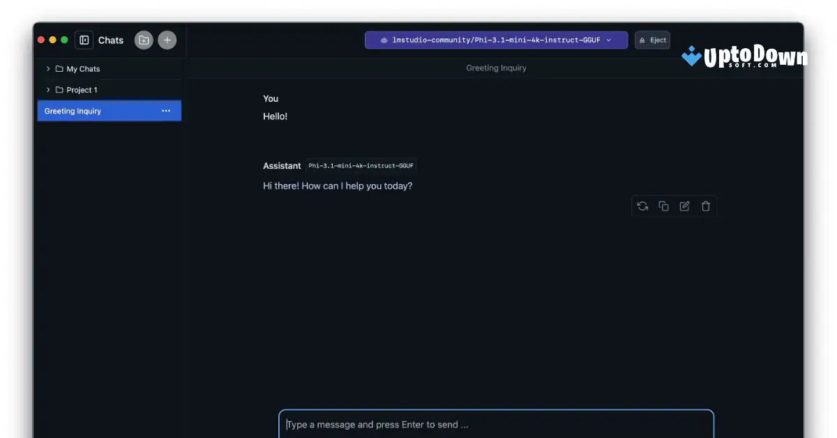 تحميل برنامج LM Studio لنظام التشغيل Mac (أحدث إصدار لعام 2026) screenshot 1