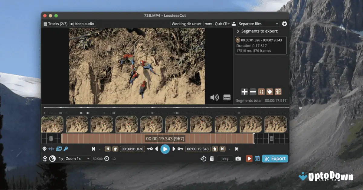 تحميل برنامج LosslessCut لنظام التشغيل Mac (أحدث إصدار لعام 2026) screenshot 2