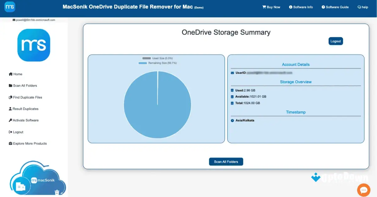 تنزيل برنامج MacSonik لإزالة الملفات المكررة من OneDrive من موقع Uptodown screenshot 3
