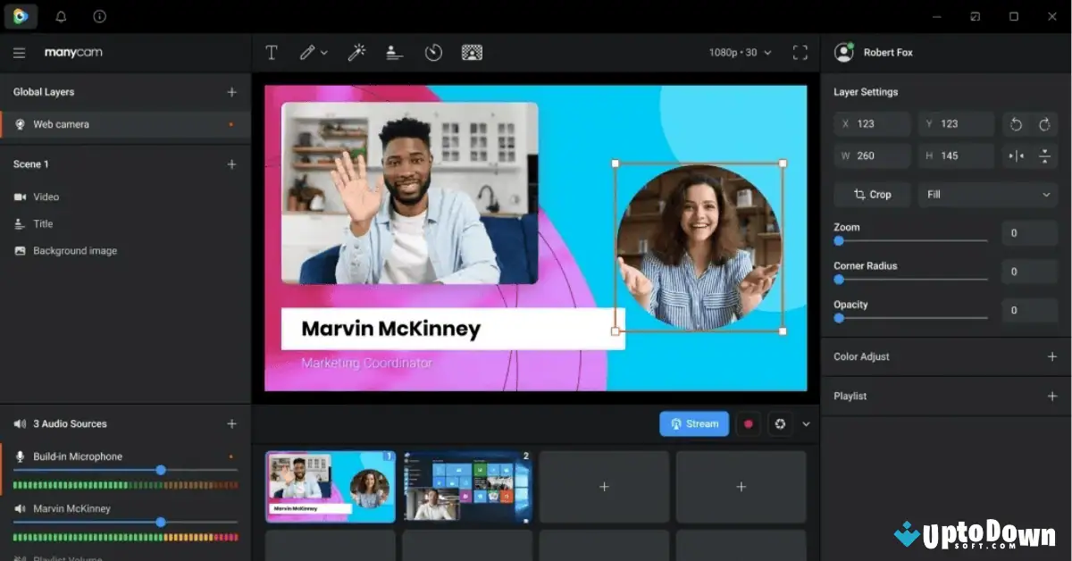 تحميل ومراجعة تطبيق ManyCam (أحدث إصدار لعام 2026) screenshot 1