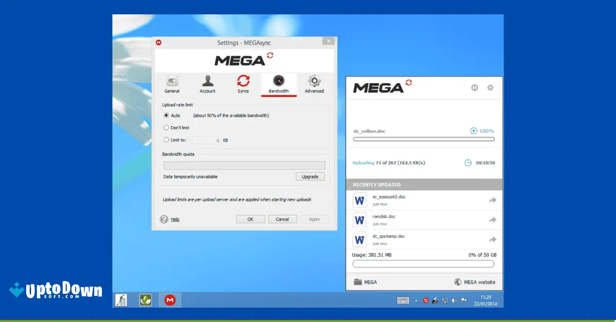 تنزيل تطبيق MEGA لسطح المكتب (أحدث إصدار لعام 2026) screenshot 1