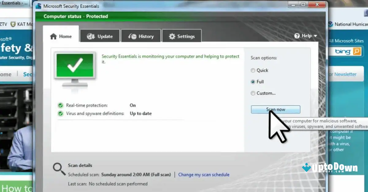 قم بتنزيل برنامج Microsoft Security Essentials (32 بت) (أحدث إصدار لعام 2026) screenshot 1