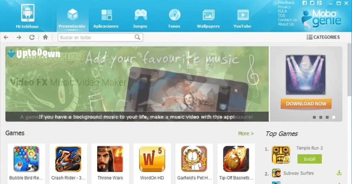 قم بتنزيل Mobogenie من موقع Uptodown (أحدث إصدار لعام 2026) screenshot 3