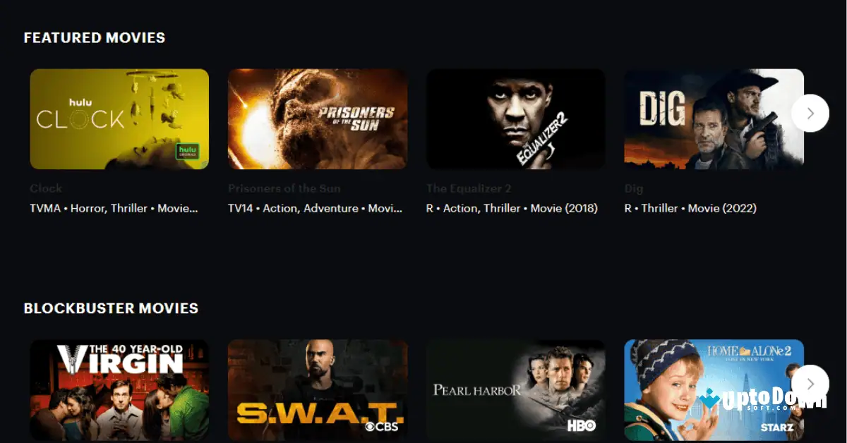 تحميل برنامج تنزيل الأفلام مجاناً للكمبيوتر من موقع Uptodown screenshot 1