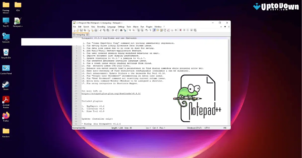 تحميل برنامج Notepad++ (64 بت) (أحدث إصدار لعام 2026) screenshot 2