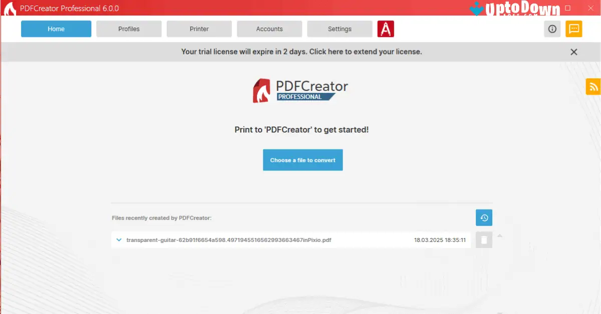 تحميل برنامج PDFCreator من موقع Uptodown (أحدث إصدار لعام 2026) screenshot 1