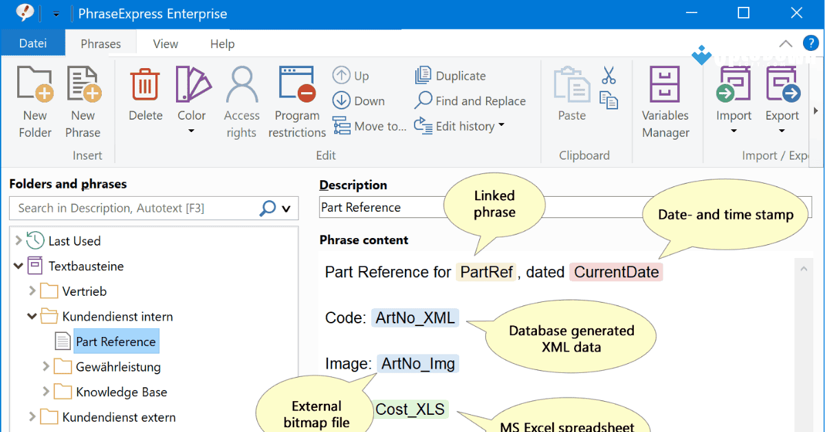 تحميل برنامج PhraseExpress لنظام التشغيل Mac (أحدث إصدار لعام 2026) screenshot 3