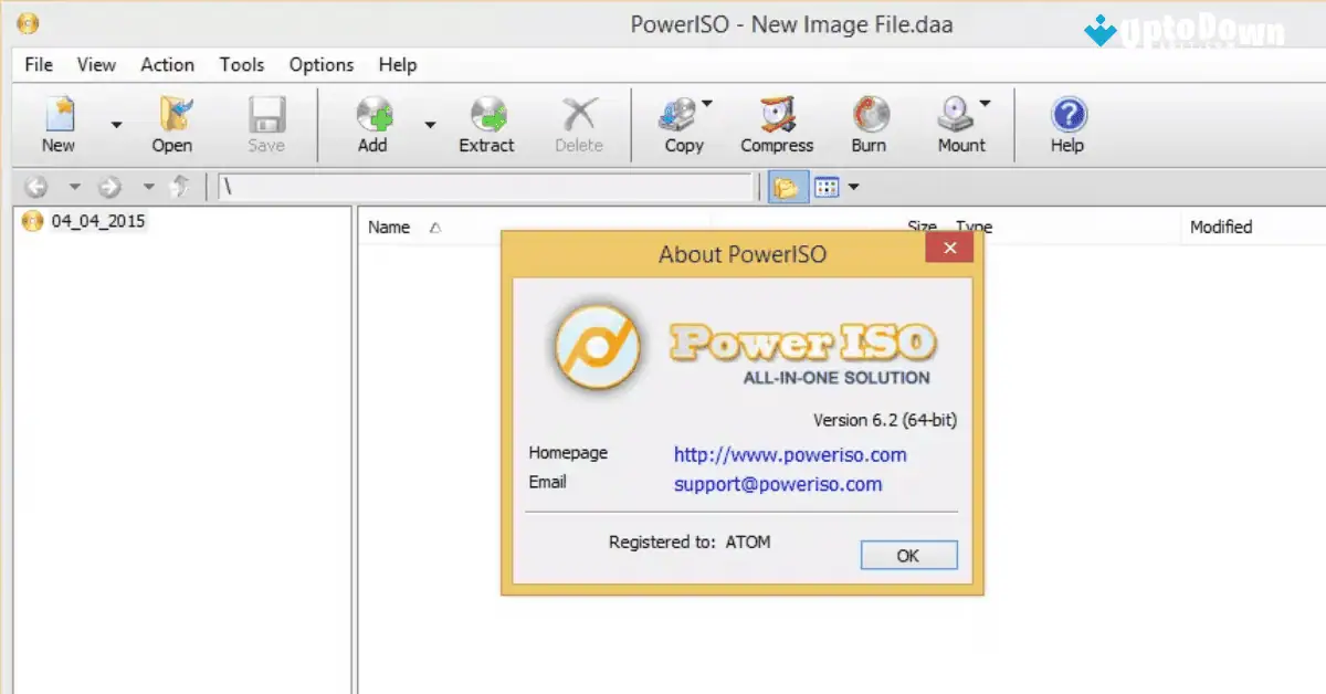 تحميل برنامج PowerISO (32 بت) (أحدث إصدار لعام 2026) screenshot 1