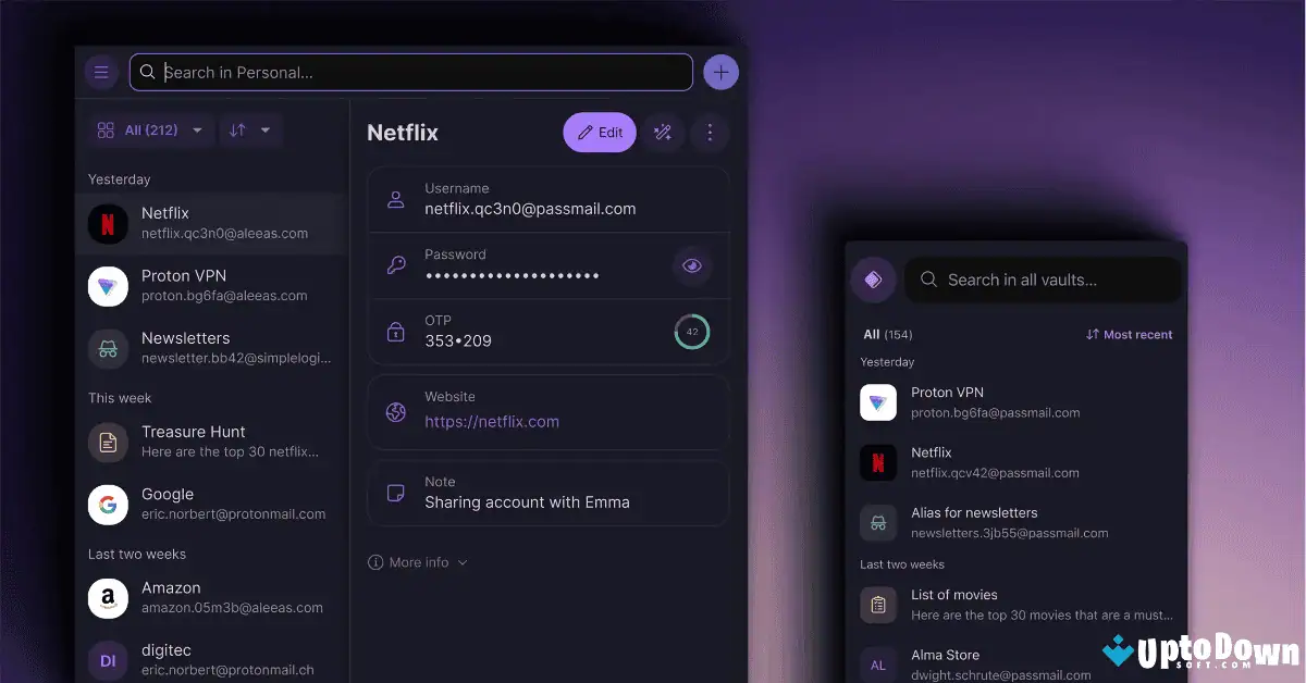 تحميل برنامج Proton Pass لنظام التشغيل Mac (أحدث إصدار لعام 2026) screenshot 2