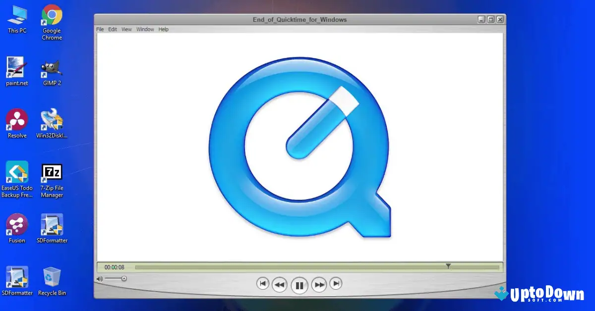 قم بتنزيل برنامج QuickTime Player للكمبيوتر الشخصي (أحدث إصدار لعام 2026) screenshot 1