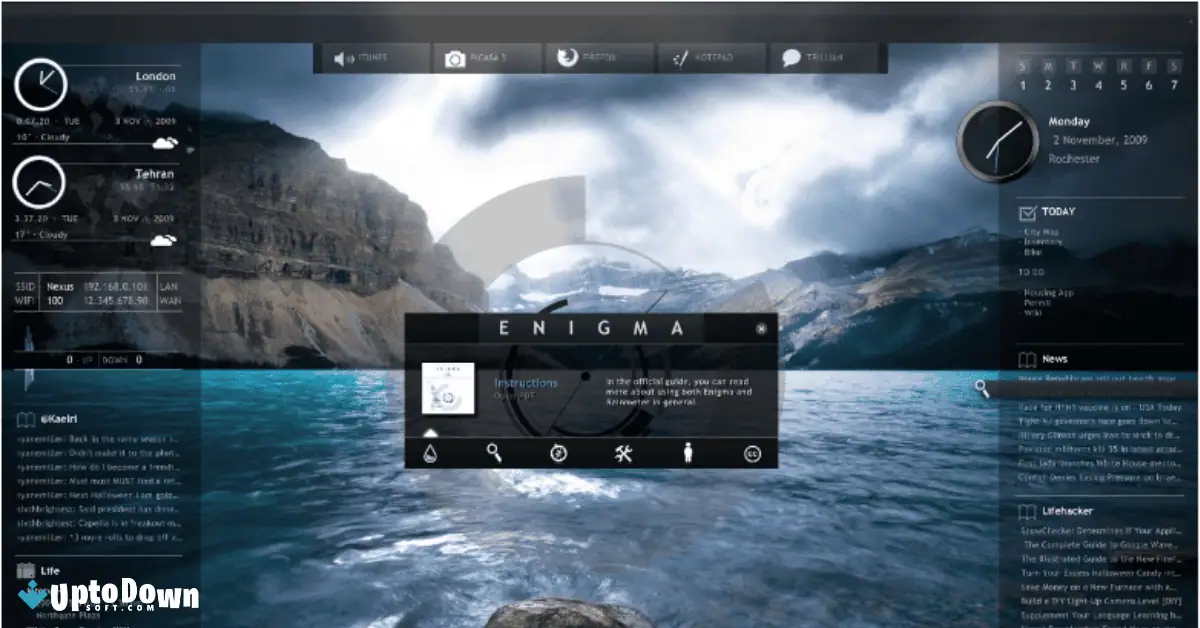 تحميل برنامج Rainmeter من موقع Uptodown (أحدث إصدار لعام 2026) screenshot 3