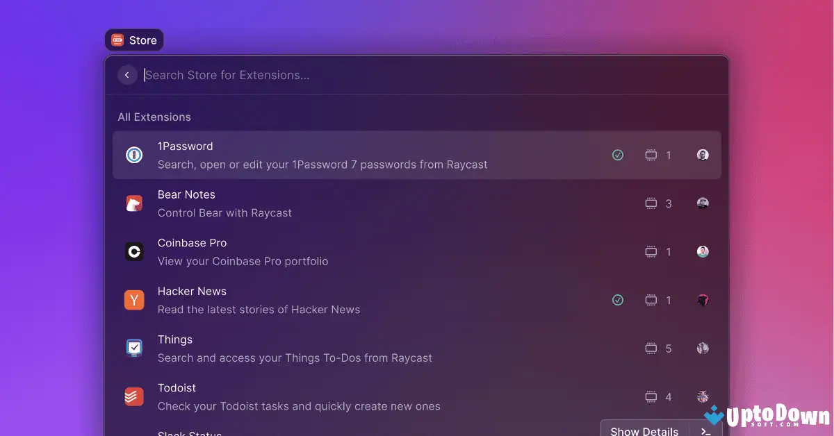 تحميل برنامج Raycast لنظام التشغيل Mac (أحدث إصدار لعام 2026) screenshot 1