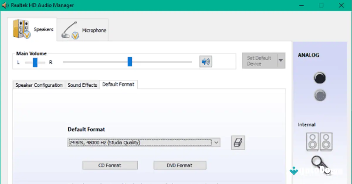 تنزيل برنامج Realtek للصوت عالي الدقة (64 بت) screenshot 2