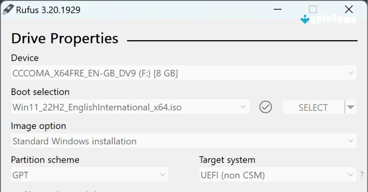 تحميل برنامج Rufus (أحدث إصدار لعام 2026) لنظام التشغيل ويندوز 11/10 screenshot 1