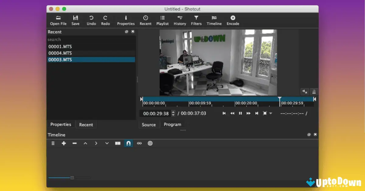 تحميل برنامج Shotcut لنظام ماك Uptodown 2026 screenshot 1