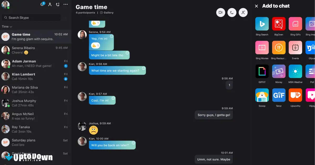 تحميل سكايب من موقع Uptodown (أحدث إصدار لعام 2026) screenshot 2