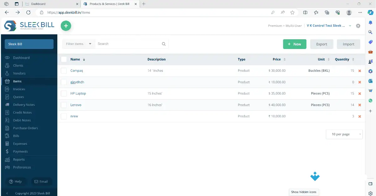 قم بتنزيل Sleek Bill Online للكمبيوتر الشخصي من Uptodown 2026 screenshot 1