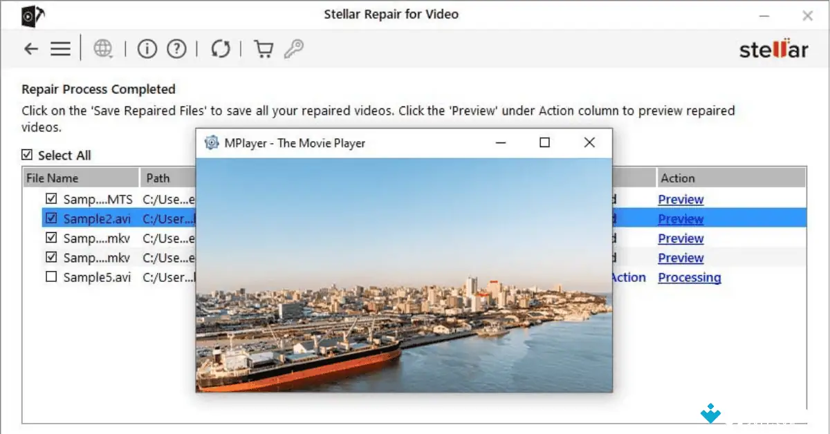 برنامج Stellar repair for video for Mac Download (أحدث إصدار لعام 2026) screenshot 1